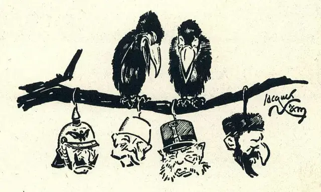 Illustration ur Världen i brand. En bokfilm över det stora kriget 1914-1918 (1935), sida 67