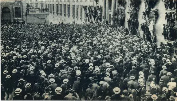 Illustration ur Världen i brand. En bokfilm över det stora kriget 1914-1918 (1935), sida 86