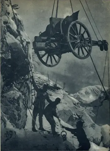 Illustration ur Världen i brand. En bokfilm över det stora kriget 1914-1918 (1935), sida 89