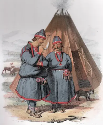 Illustration ur Ett år i Sverige (1864), sida 122