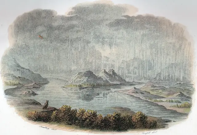 Illustration ur Ett år i Sverige (1864), sida 123