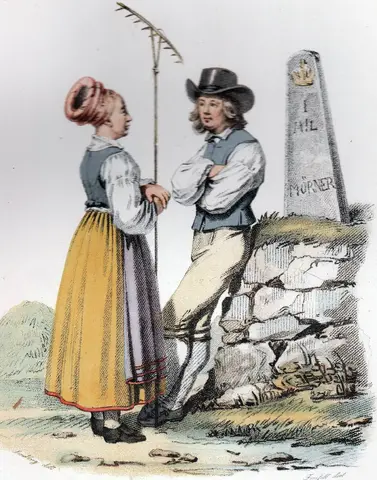 Illustration ur Ett år i Sverige (1864), sida 124