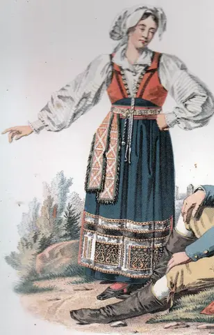 Illustration ur Ett år i Sverige (1864), sida 134