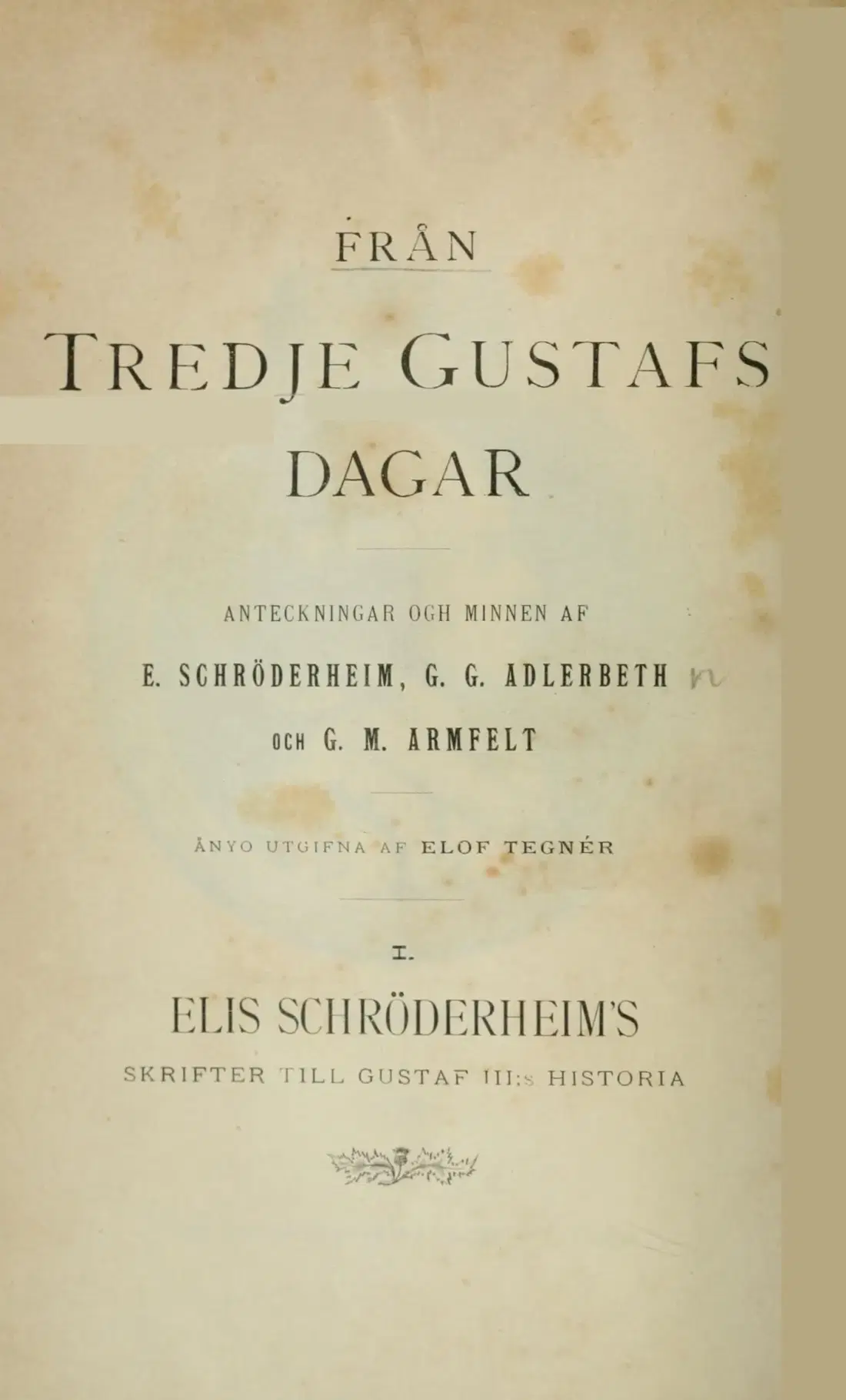 Originalsida iii