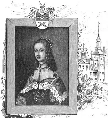 Illustration ur Märkvärdiga qvinnor (1891), sida 270