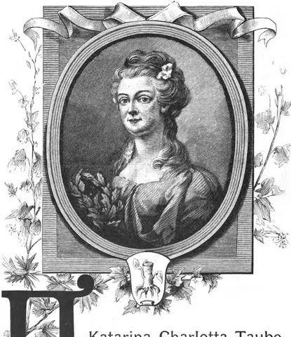Illustration ur Märkvärdiga qvinnor (1891), sida 324