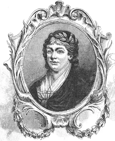 Illustration ur Märkvärdiga qvinnor (1891), sida 351