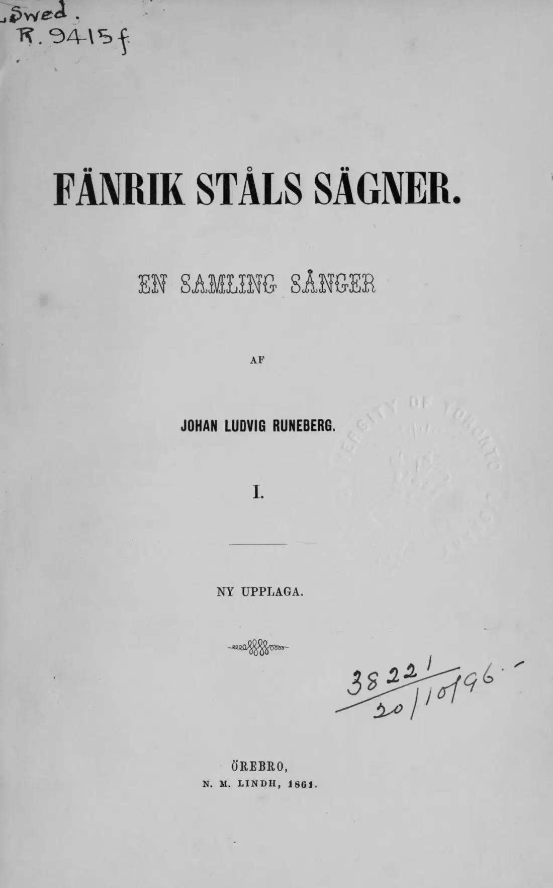Originalsida vii