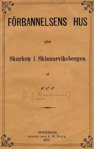 Illustration ur Förbannelsens Hus eller Skurken i Skinnarviksbergen (1877), sida i