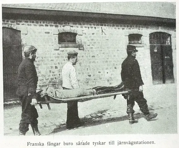 Illustration ur Från fronten i väster september-november 1914 (1915), sida 258