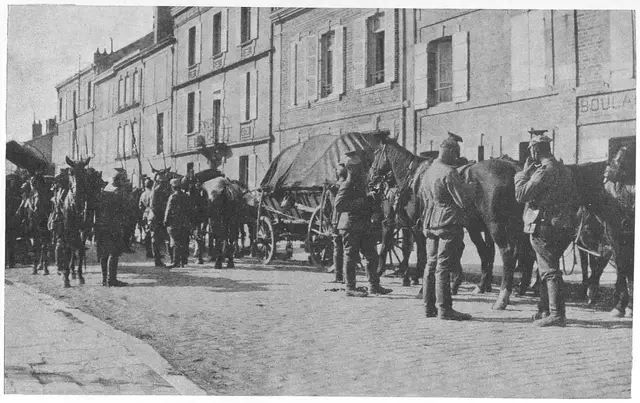 Illustration ur Från fronten i väster september-november 1914 (1915), sida 273
