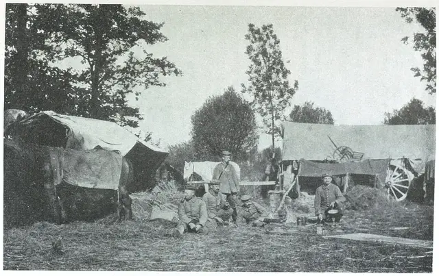 Illustration ur Från fronten i väster september-november 1914 (1915), sida 293