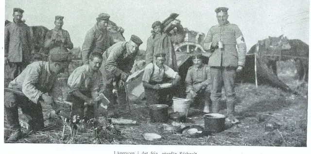 Illustration ur Från fronten i väster september-november 1914 (1915), sida 295