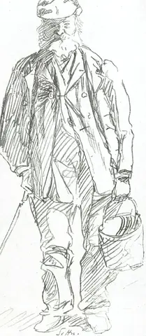 Illustration ur Från fronten i väster september-november 1914 (1915), sida 318
