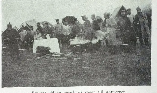 Illustration ur Från fronten i väster september-november 1914 (1915), sida 440