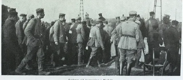 Illustration ur Från fronten i väster september-november 1914 (1915), sida 483