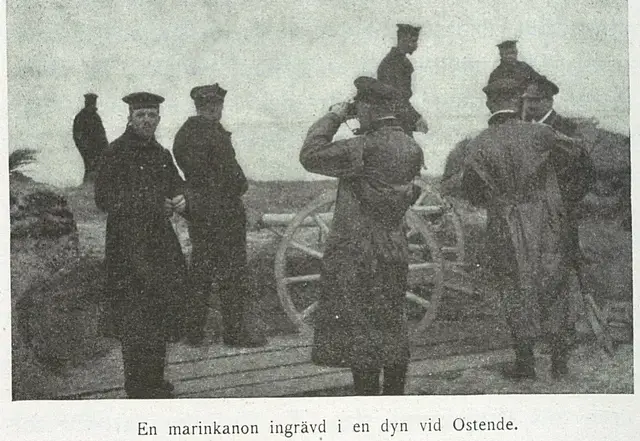 Illustration ur Från fronten i väster september-november 1914 (1915), sida 588