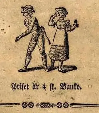 Illustration ur Historia om Konung Gustaf III:s mord på Maskeraden i Stockholm, natten emellan den 16 och 17 Mars 1792 (1843), sida 2
