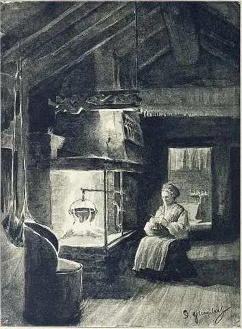 Illustration ur Intryck från Skansen. (1893), sida 8