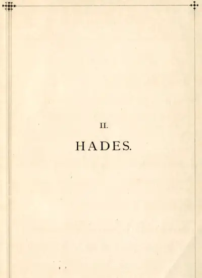 Hans Alienus: II. Hades omslag