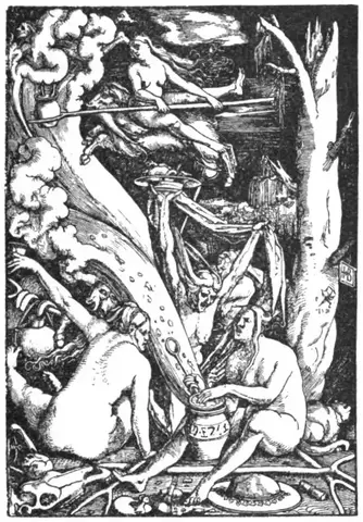 Illustration ur Häxeriet och häxeriprocesserna (1907), sida 3