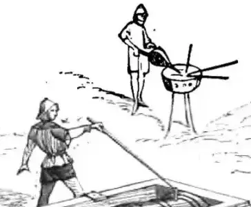 Illustration ur Sveriges medeltid (1877), sida 132