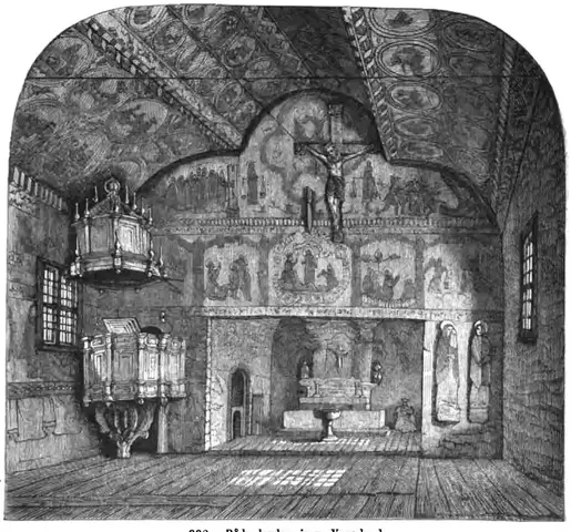 Illustration ur Sveriges medeltid (1877), sida 491