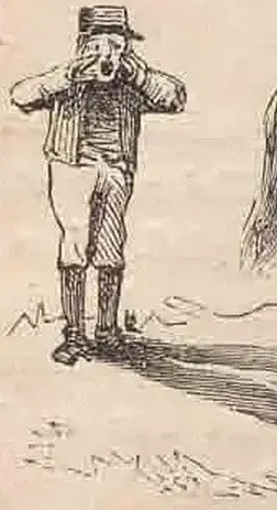 Illustration ur Humoristiska bilder (1881), sida 25