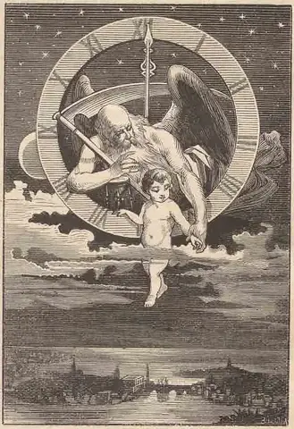 Illustration ur Humoristiska bilder (1881), sida 32