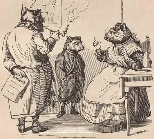 Illustration ur Humoristiska bilder (1881), sida 43