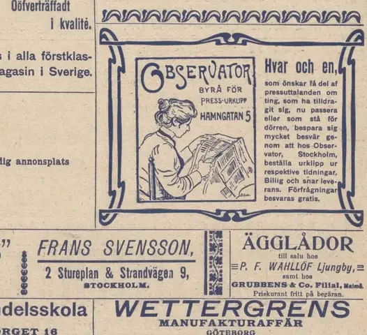 Illustration ur Hvar 8 dag – Årg. 3 (1901/1902), Illustrerat Magasin (1902), sida 119