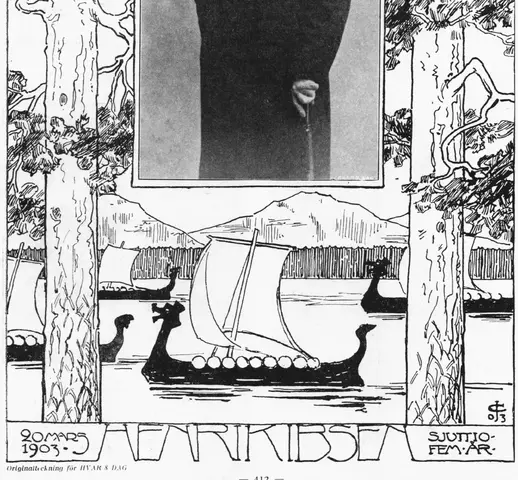Illustration ur Hvar 8 dag – Årg. 4 (1902/1903) (1903), sida 430