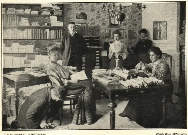 Illustration ur Hvar 8 dag – Årg. 5 (1903/1904) (1904), sida 591