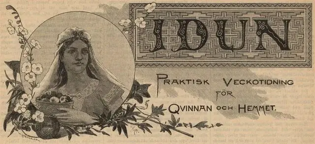 Illustration ur Idun: 1887 (1887), sida 1