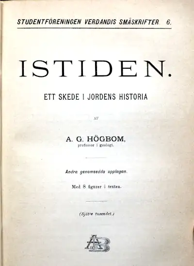 Istiden : Ett skede i jordens historia omslag
