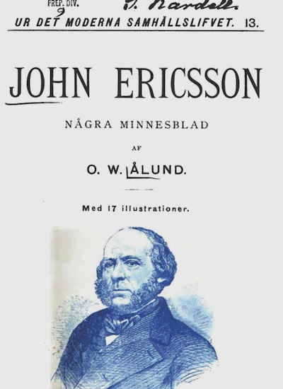 John Ericsson. Några minnesblad omslag