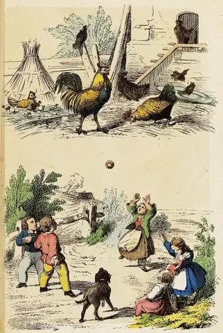 Illustration ur För Julbordet. Bilderbok för små barn (1876), sida 11