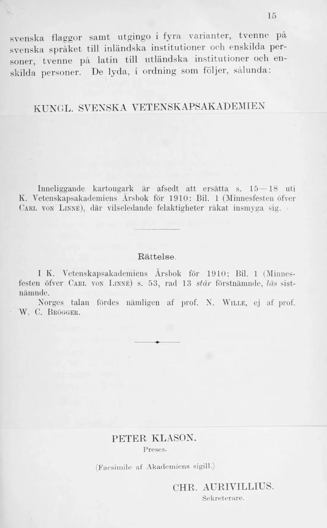 Originalsida vii