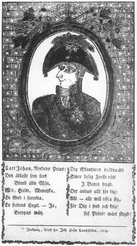 Illustration ur Carl XIV Johan - Carl XV och deras tid 1810-1872. En bokfilm (1942), sida 53