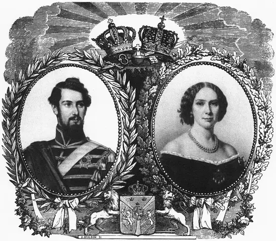 Illustration ur Carl XIV Johan - Carl XV och deras tid 1810-1872. En bokfilm (1942), sida 355