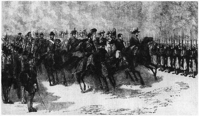 Illustration ur Carl XIV Johan - Carl XV och deras tid 1810-1872. En bokfilm (1942), sida 373