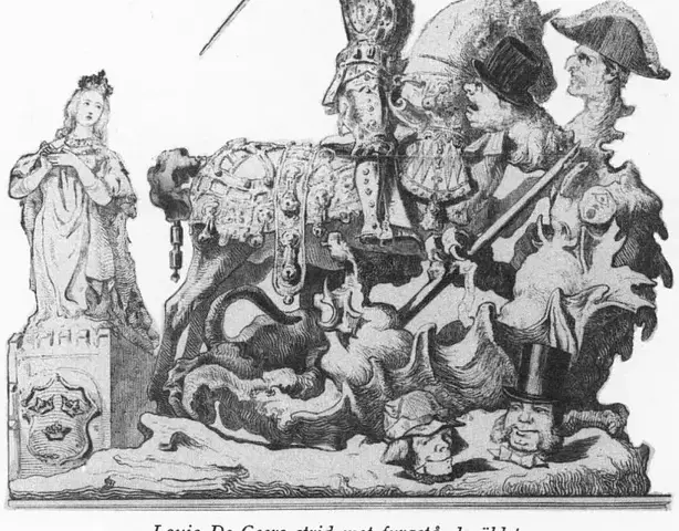 Illustration ur Carl XIV Johan - Carl XV och deras tid 1810-1872. En bokfilm (1942), sida 428