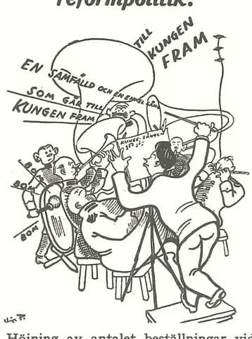 Illustration ur Gustaf V och hans tid. En bokfilm. 1928-1938 (1940), sida 12