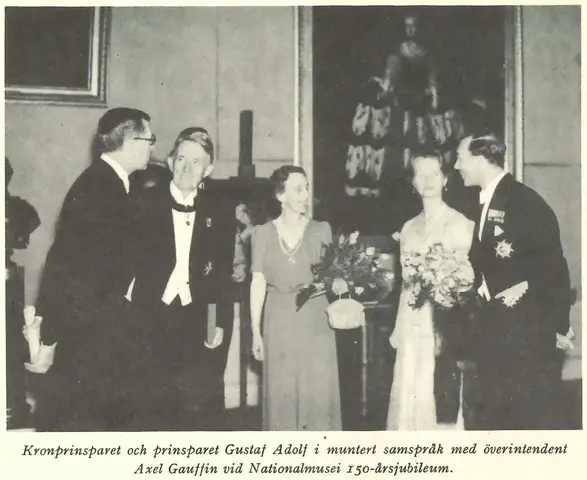 Illustration ur Gustaf V och hans tid. En bokfilm. 1938-1947 (1947), sida 257