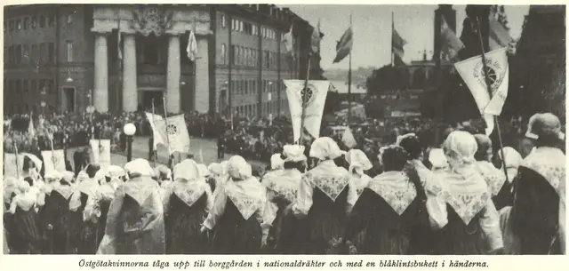 Illustration ur Gustaf V och hans tid. En bokfilm. 1938-1947 (1947), sida 277