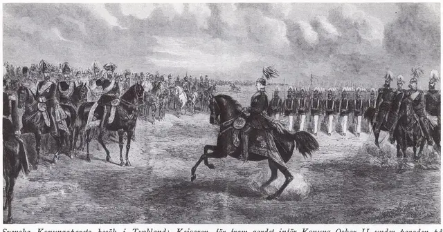 Illustration ur Oscar II och hans tid. En bokfilm (1936), sida 44