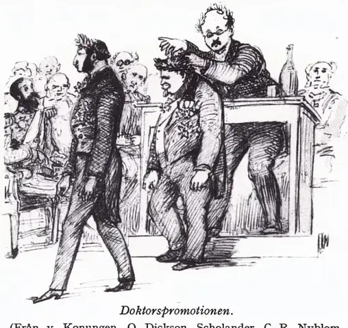 Illustration ur Oscar II och hans tid. En bokfilm (1936), sida 77