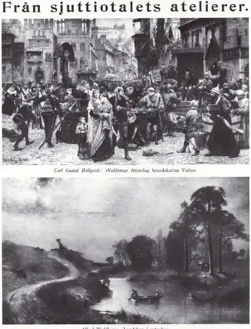Illustration ur Oscar II och hans tid. En bokfilm (1936), sida 110