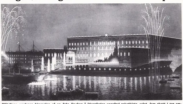 Illustration ur Oscar II och hans tid. En bokfilm (1936), sida 121