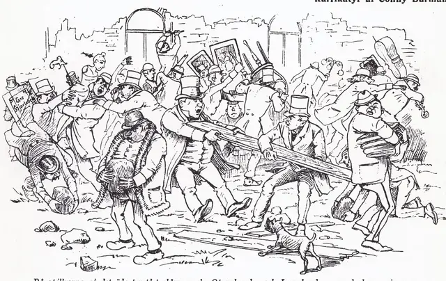 Illustration ur Oscar II och hans tid. En bokfilm (1936), sida 275